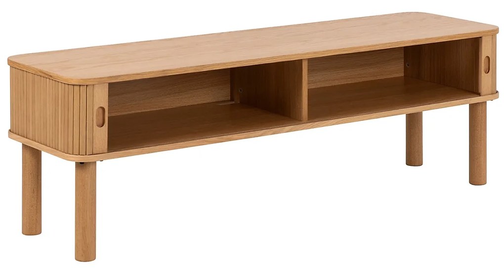 TV skrinka Langley 140 cm dub prírodný