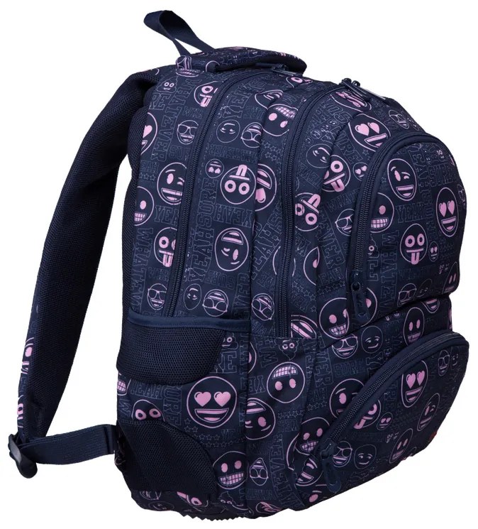 Školský batoh štvorkomorový ST.RIGHT Emoji