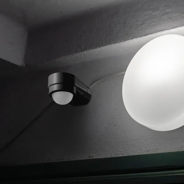 Vonkajší senzor pohybu infračervený 240° 600W/230V IP65 čierna