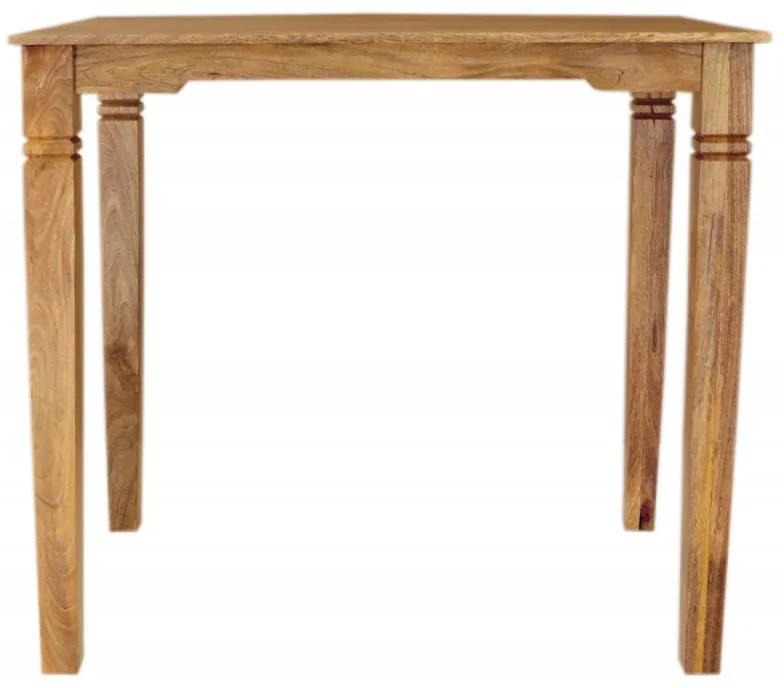 Barový stôl Guru 120x110x80 z mangového dreva Mango natural