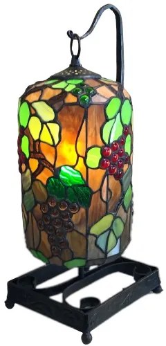 Dekoračná stolná Tiffany lampa GRAPE 45*Ø17