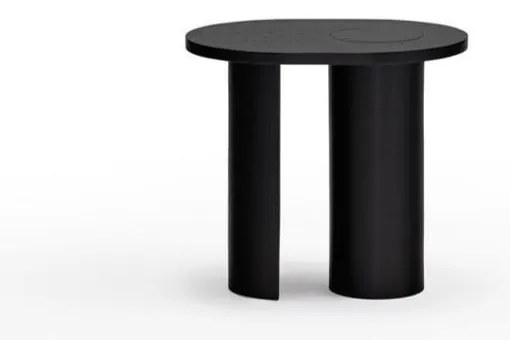 Odkladací stolík v dekore jaseňa 60x45 cm Nori - Teulat