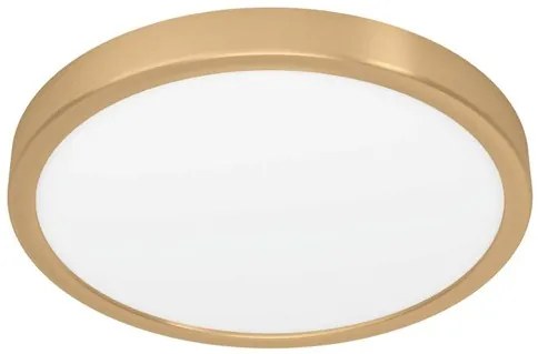 Eglo Fueva stropné svetlo do kúpeľne oceľ brúsená mosadz 900182