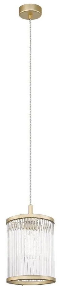 Zuma Line P0528-01F-V6AC - Luster na lanku SERGIO 1xE14/60W/230V zlatá