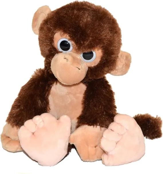 Opica plyšová 32 cm - hnedá