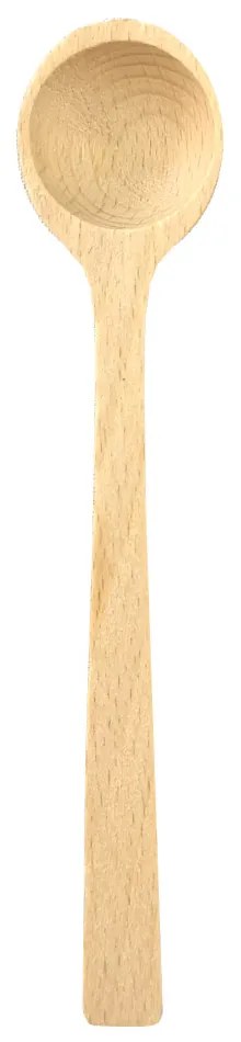 AMADEA Drevená lyžička, masívne drevo, 14 cm