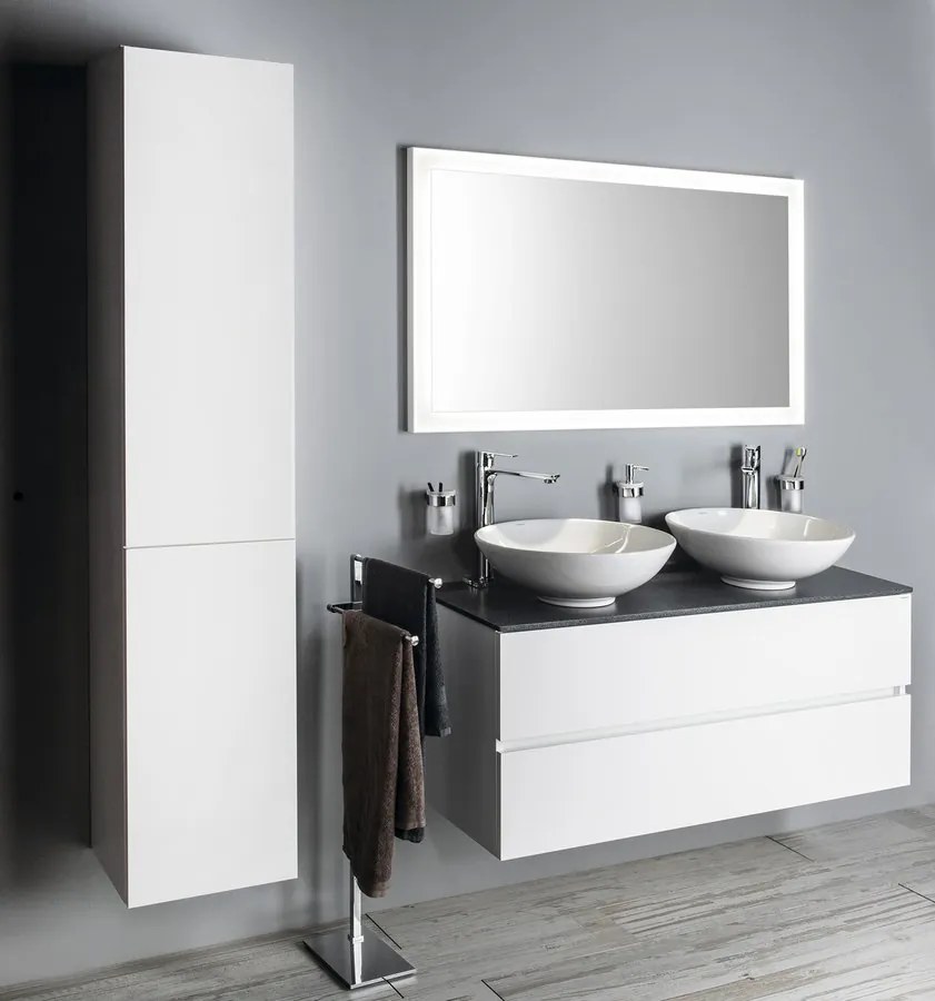 Sapho Sapho, ESPACE skrinka 35x172x32cm, 2x dvierka, ľavá/pravá, biela lesk, ESC230-3030