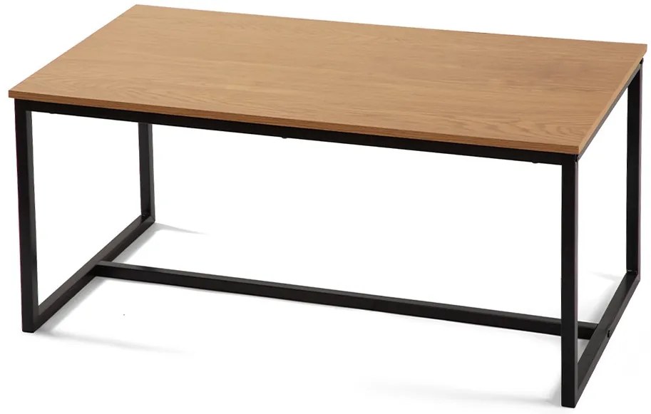 Noela Konferenčný stolík s čiernym rámom TABULA 90