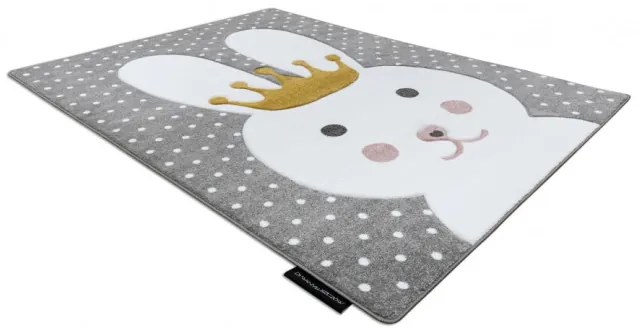 Koberec PETIT BUNNY KRÁLIK sivý