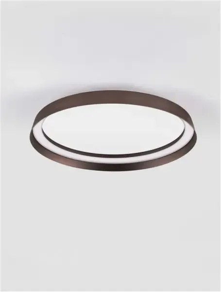 LED stmievateľné kávové moderné stropné svietidlo Ormi 45