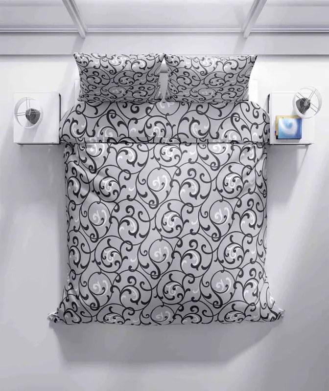 ECOMATRACE Bavlnené obliečky Sivý orient