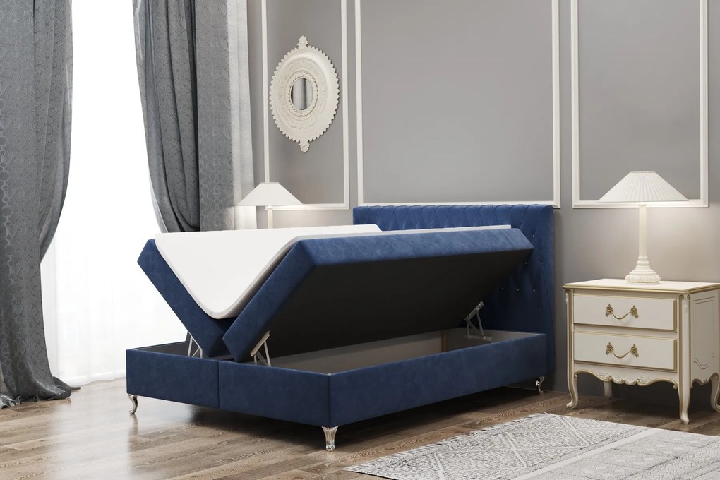 MANŽELSKÁ POSTEĽ CLAUDIA 160x200 BAROKOVÉ NOHY