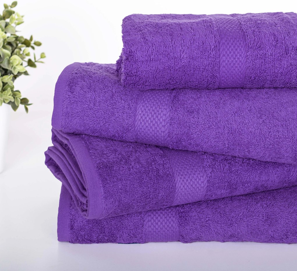 XPOSE ® Froté ručník VERONA - fialová 50x90