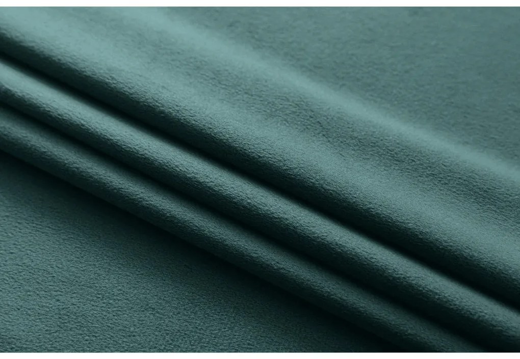 Zatemňovací záves VELVET 140x250 cm, tyrkysový Zavesenie: Kovové krúžky