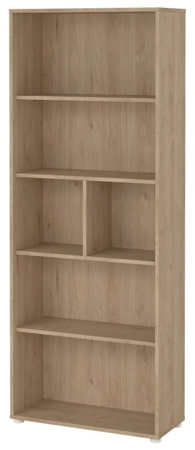 Knižnica v dekore duba v prírodnej farbe 80x205 cm Sign – Tvilum