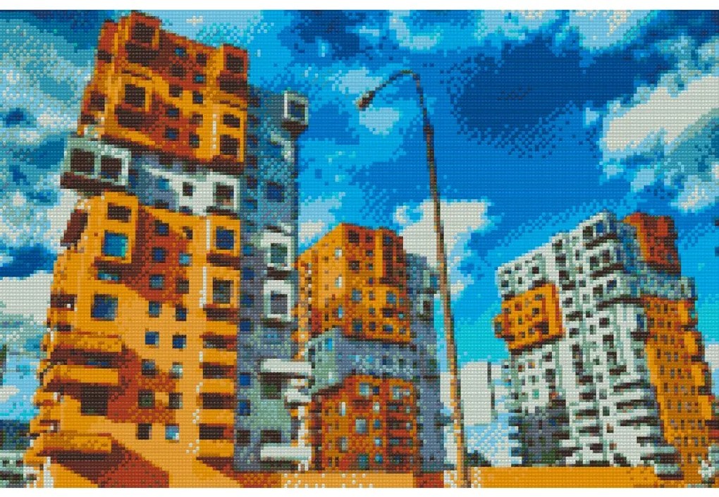 Gario Diamantové maľovanie Mesto Gdaňsk Rozmery: 60 x 40 cm, Rámovanie: Iba zrolované plátno, Diamanty: Štvorcové
