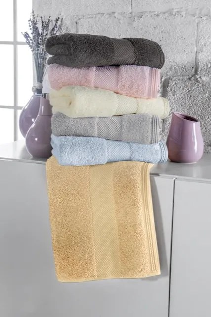 Soft Cotton Darčeková sada uterákov a osušiek DELUXE Svetlo béžová