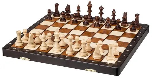 ČistéDrevo Veľké magnetické drevené šachy