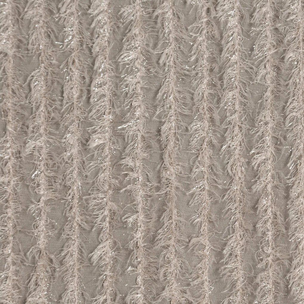 ZÁVES NA KRÚŽKOCH EVA MINGE TIFFANY 135X250 CM BÉŽOVÁ