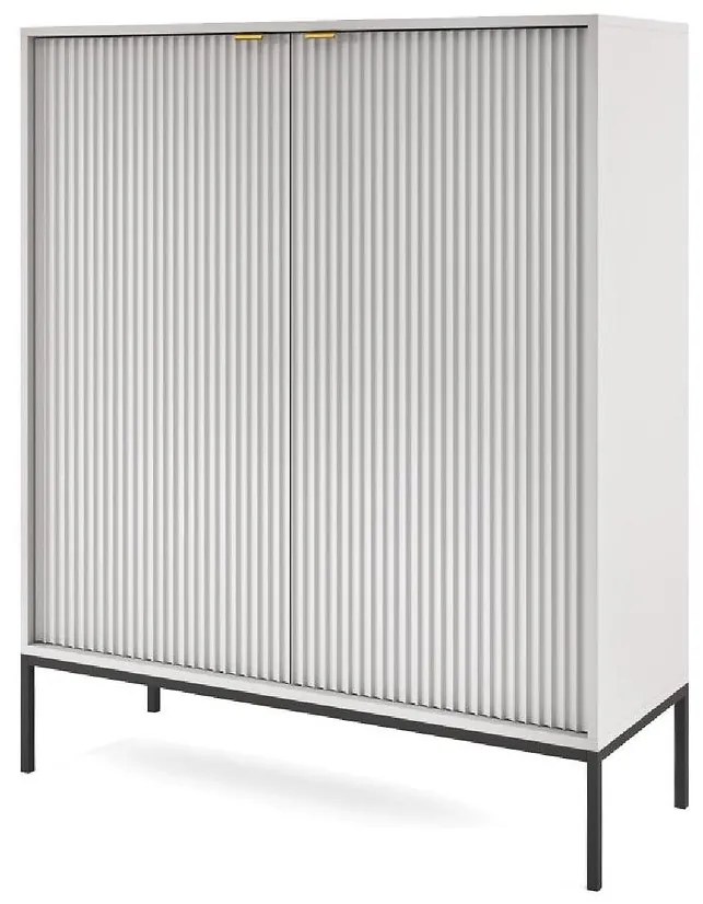 Komoda  Nova K104 sivá