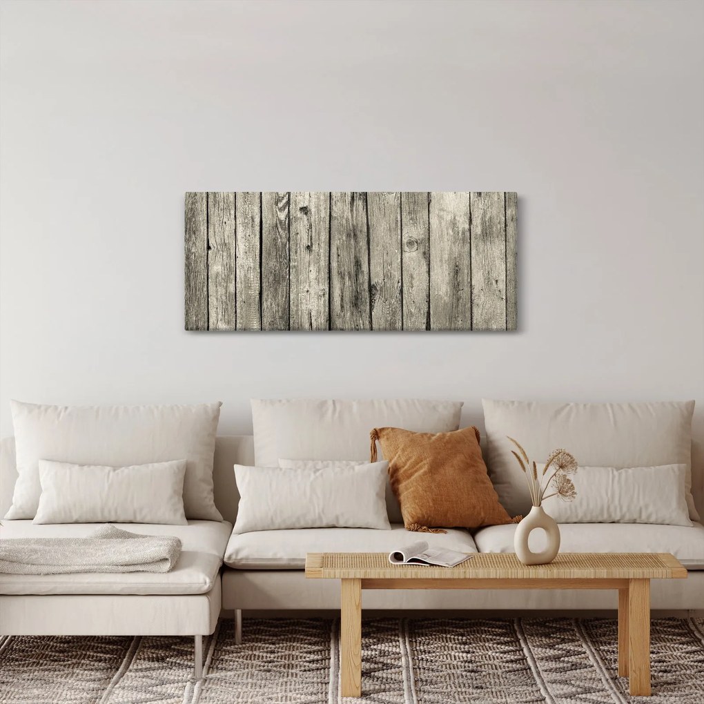 Obraz - Drevo (120x50 cm)