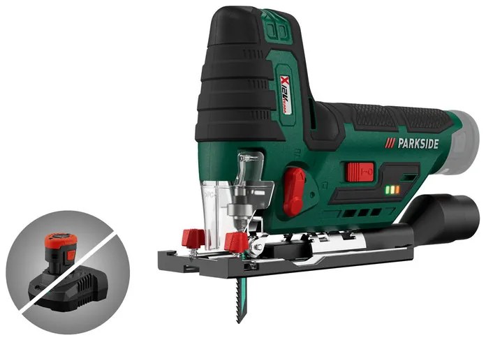 Parkside® Aku priamočiara píla Pstka 12 B3 – bez akumulátora (100357581)