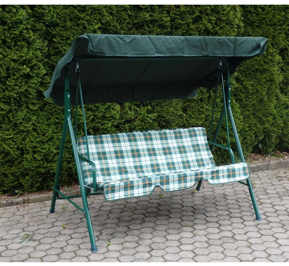 Záhradná hojdačka Amara, tmavo zelená