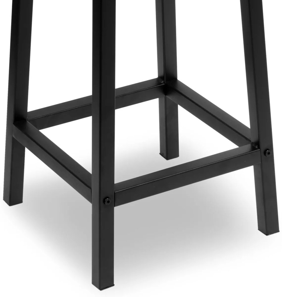 Barová stolička KENT moderná dub/čierna