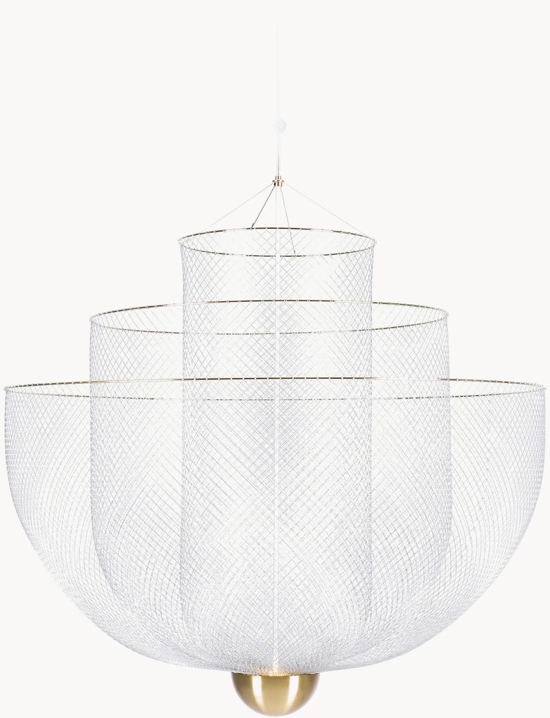 Veľký stmievateľný LED luster Meshmatics