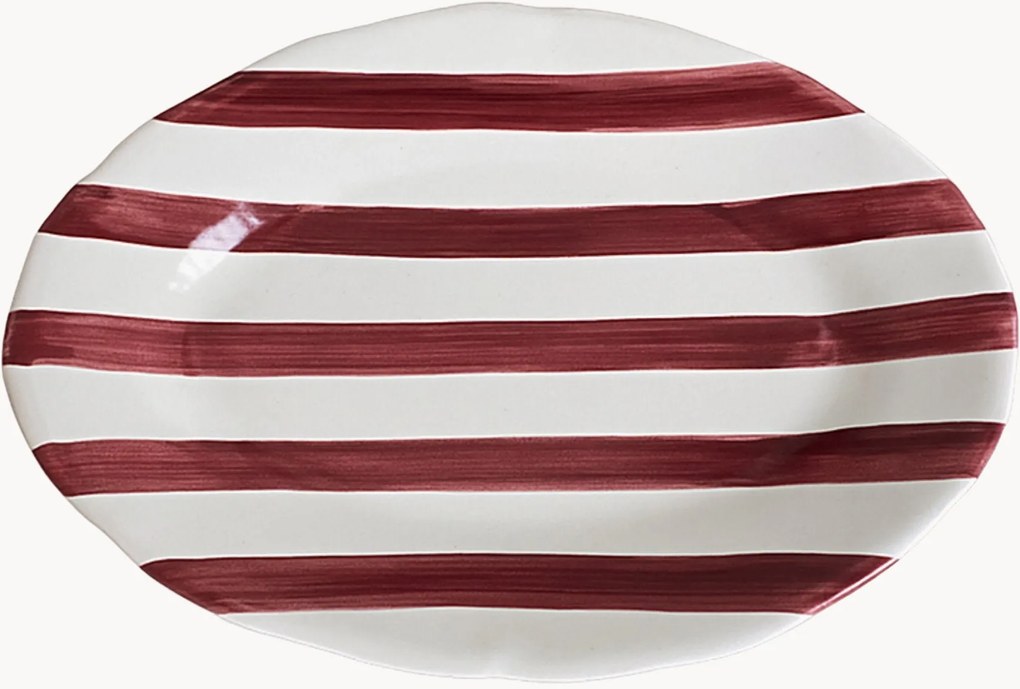 Ručne vyrobený servírovací tanier Rayure