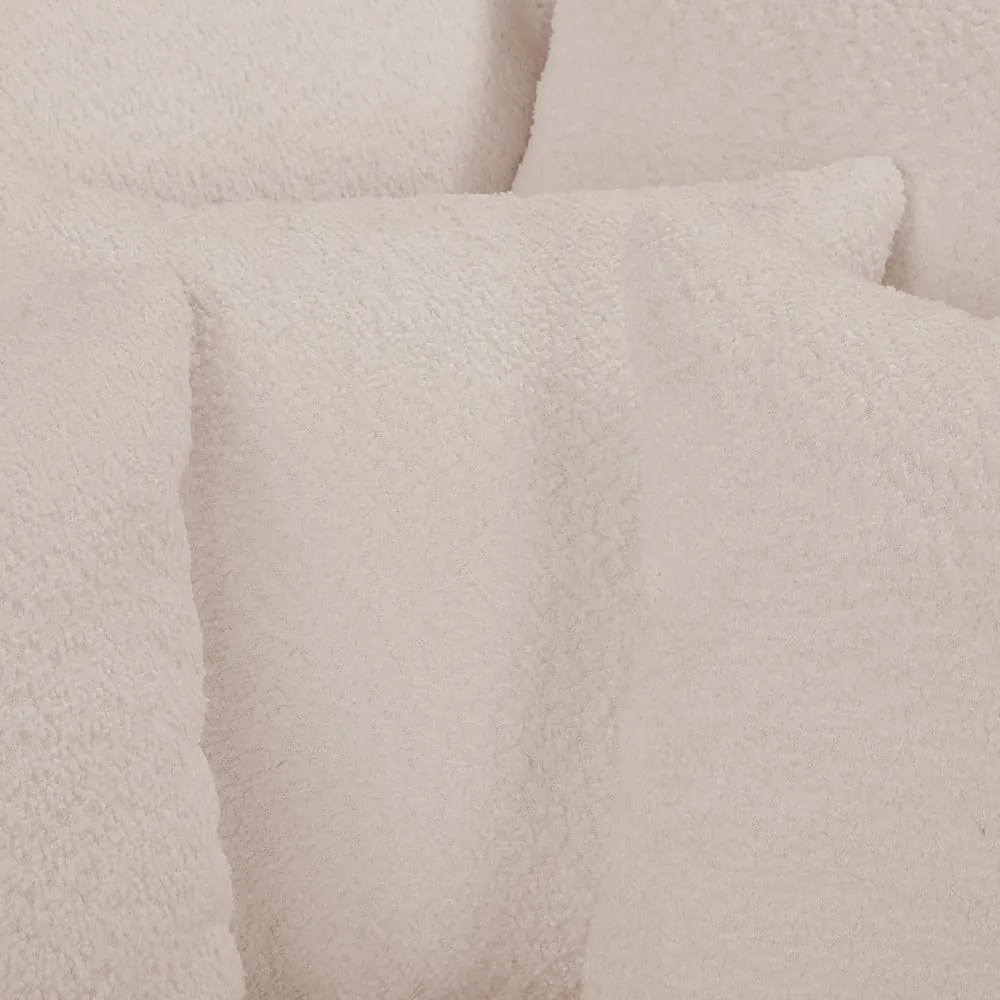 Béžová rohová pohovka z textílie buklé (pravý roh) Ariella – Ropez