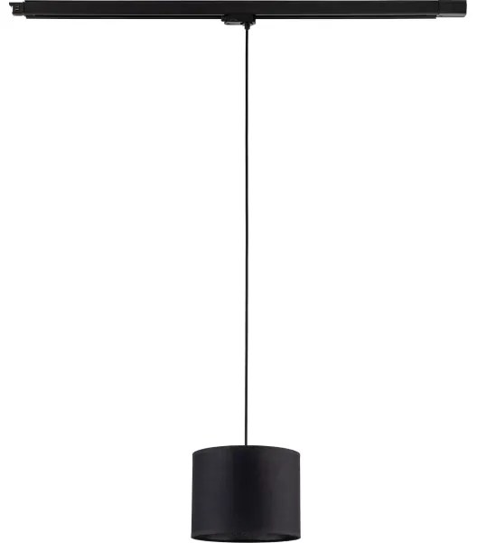 Luster na lanku 3-fáz. lišto. systému TRACER 1xE27/15W/230V pr. 20 cm čierna