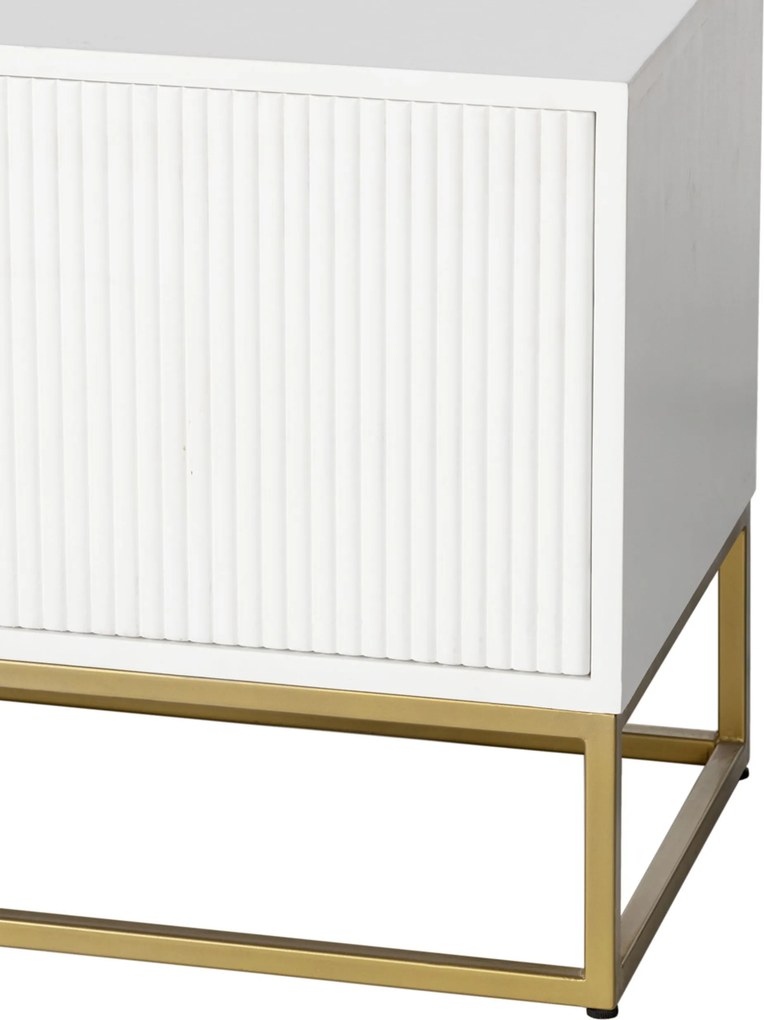 Komoda Wavy white
