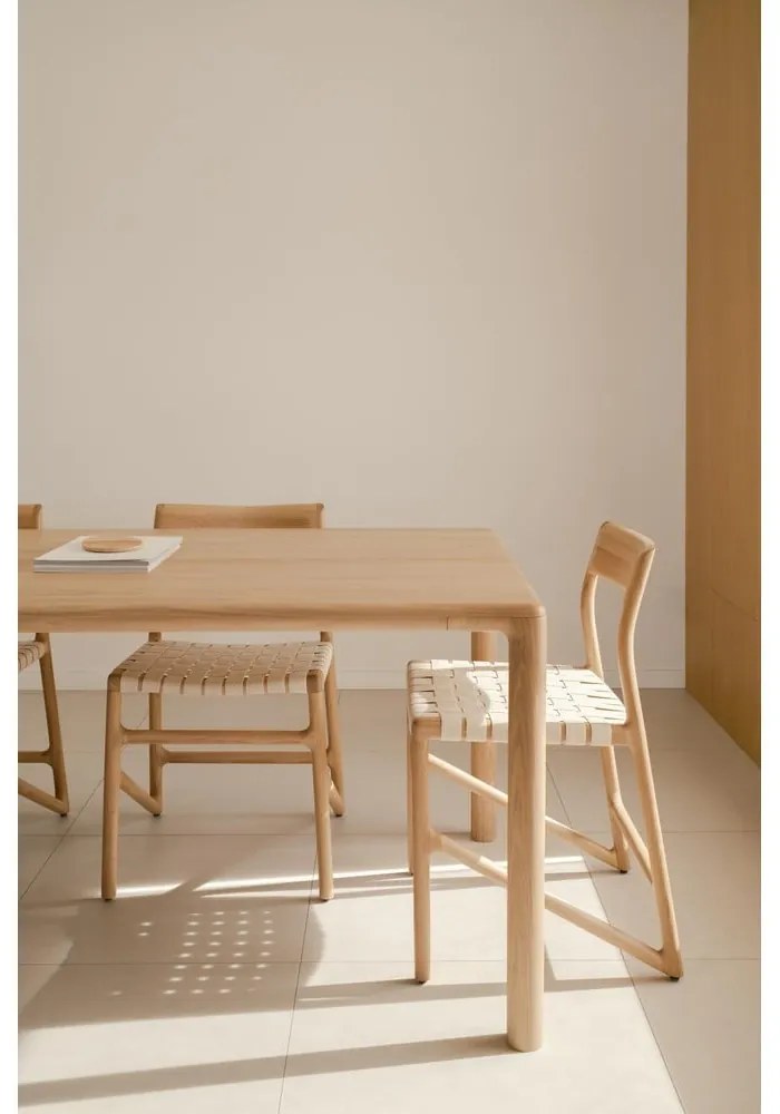 Jedálenský stôl z dubového dreva 90x200 cm Derven – Gazzda