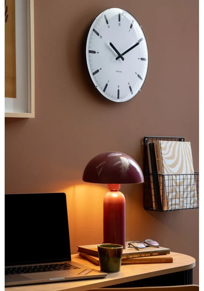 Ružovofialová stolová lampa (výška 35 cm) Aente – Leitmotiv