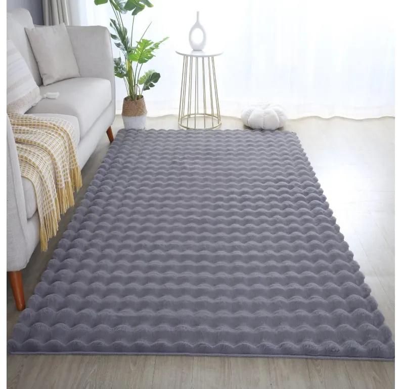 Ayyildiz Kusový koberec AMBIANCE 5110, Sivá Rozmer koberca: 160 x 230 cm