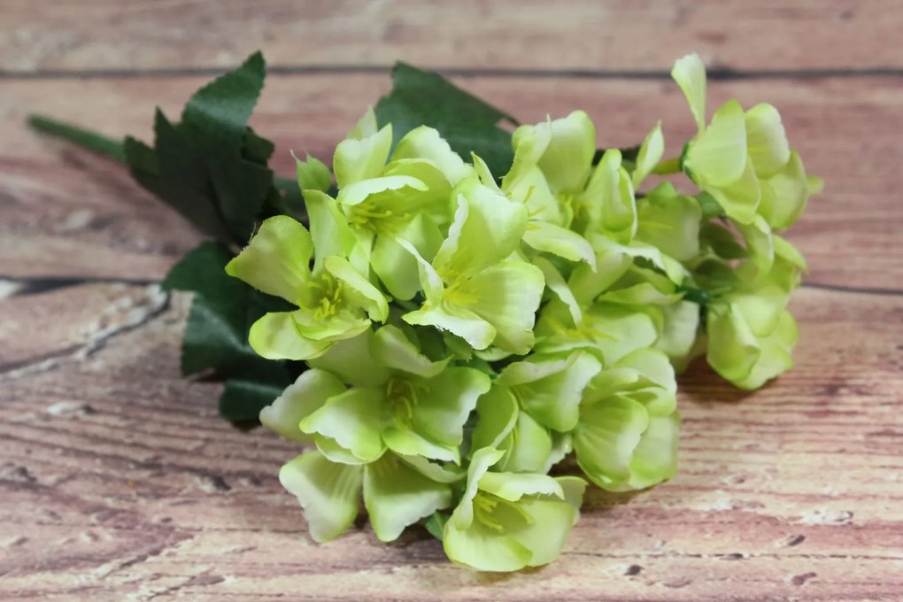 Umelá kytica - zelená (v. 29 cm)