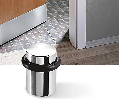 Zarážka ACT valček na vrut (CHRÓM), CHRÓM, AC-T Chróm