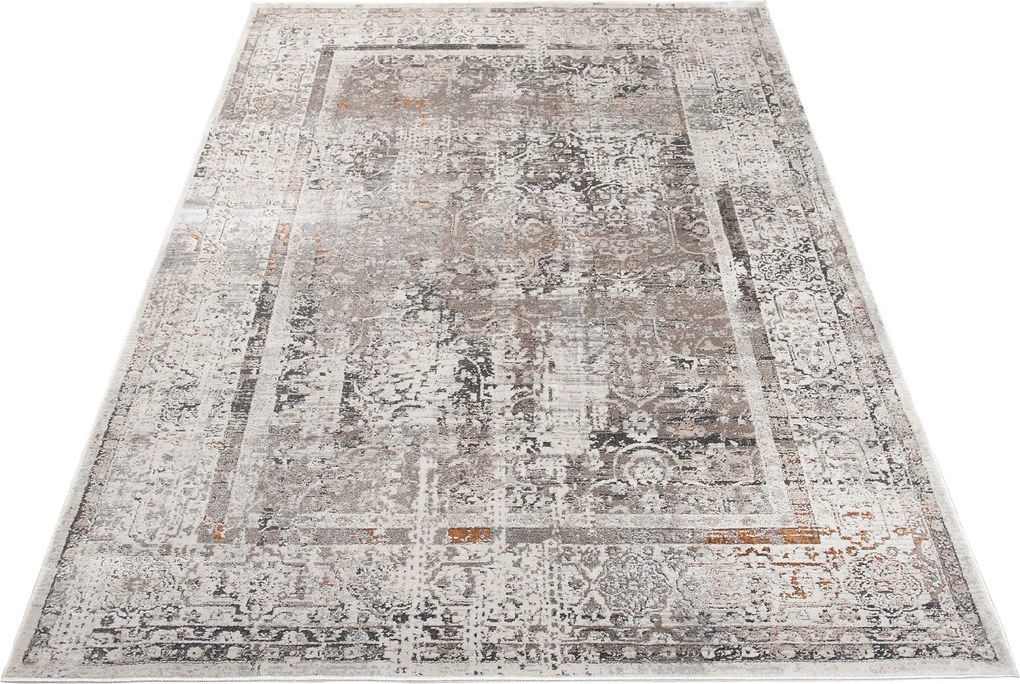 TA Koberec S756B ZMRŠŤOVANIE ANTRACIT FEYRUZ FFR Rozmer: 120x170 cm