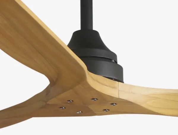 FARO 33718DC - Stropný ventilátor ALO L drevo/čierna pr. 152 cm  + diaľkové ovládanie