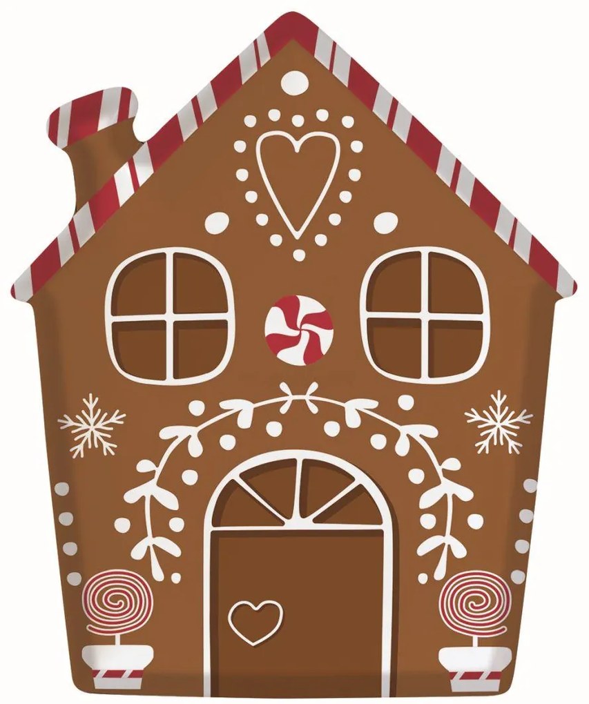 Podnos v tvare domčeka