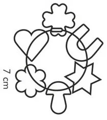TESCOMA vykrajovače na krúžku DELÍCIA, 6 ks