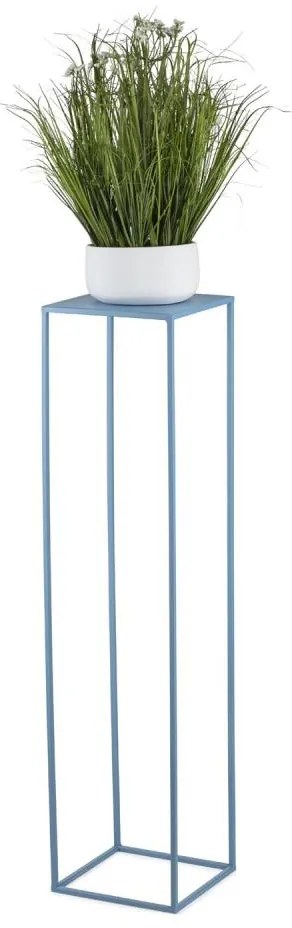 Stojan na kvety 100x24 cm modrá