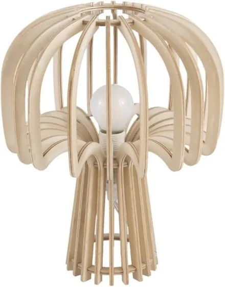 Skladacia drevená stolová lampa Leitmotiv Globular Mushroom
