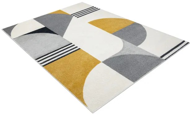 Koberec FUSION 1327 biely / tmavosivý