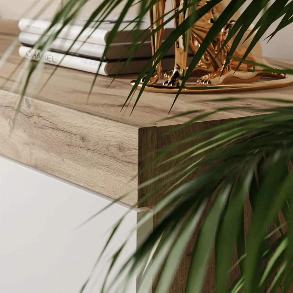 OBÝVACIA STENA / ZOSTAVA LUNGO DUB WOTAN + BIELA NA NOŽIČKÁCH