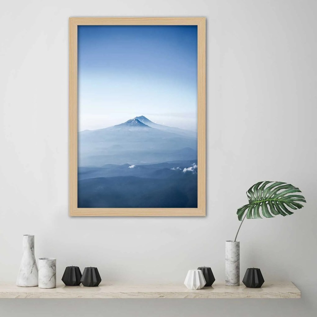 Gario Plagát Pohľad na vrcholky hôr Farba rámu: Bez rámu, Rozmery: 40 x 60 cm