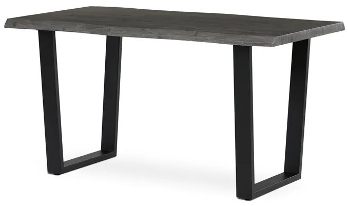 Autronic BONTEC Jedálenský stôl 140x80cm, mdf, sivý dub, HT-F4214 GREY Farba: Hnedá