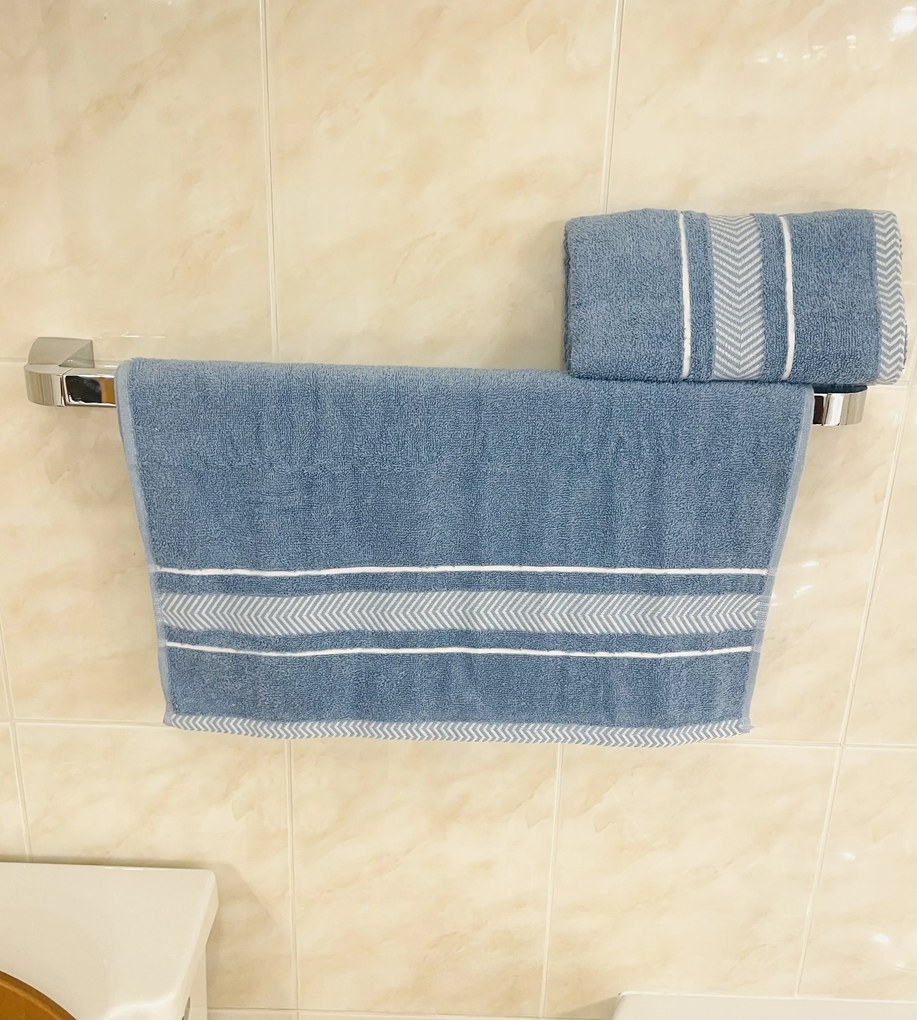 Froté osuška deluxe Monako modrý 70x140cm