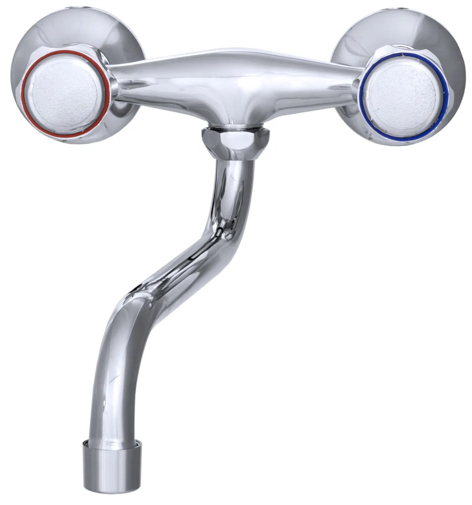 Gamma Clasic S, nástenná drezová batéria 150mm, chrómová, GMA-BCCS-S-CH